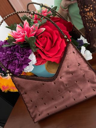 Conjunto Vestido y Bolso Vintage