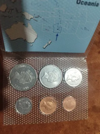 Lote monedas República de Fiji
