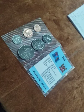 Lote monedas República de Fiji