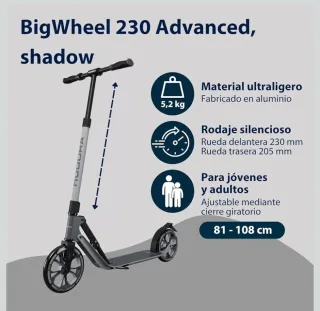 Patinete Hudora Bigwheel 230 Advanced