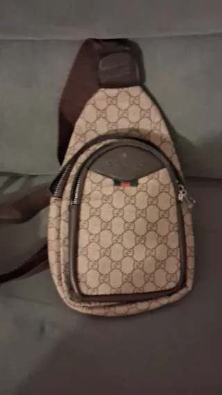 Riñonera Gucci Beige y Marrón