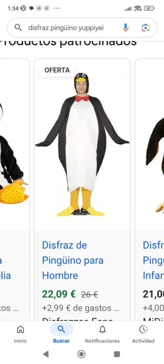 Disfraz Pingüino 3 de Niños y 1 Adulto