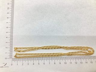 cadena oro 18k 30cm