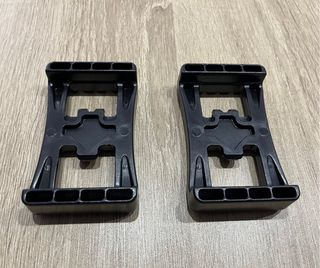 Adaptadores a pedal plano en color negro