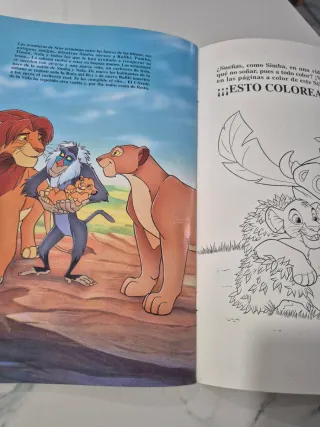 Libro pegatinas El Rey León Disney Panini