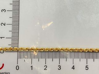 cadena oro 18k 30cm