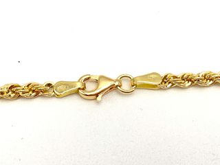 cadena oro 18k 30cm