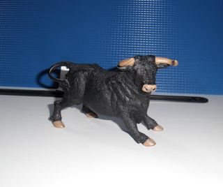Papo Andalusian Bull - Hand Painted Figurine, 2005