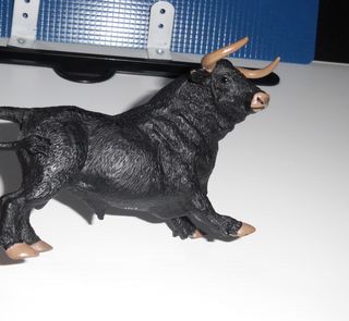 Papo Andalusian Bull - Hand Painted Figurine, 2005