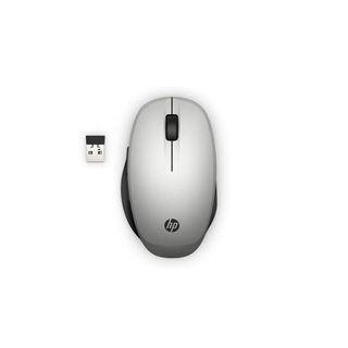 HP Dual Mode Silver Mouse | Ratón Inalámbrico Bluetooth + 2.4 GHz