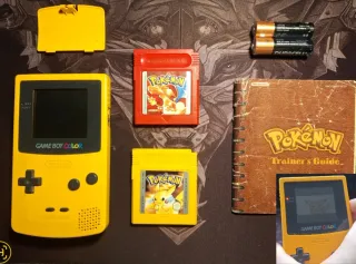 Game Boy Color +Pokémon Amarillo + Rojo con Manual