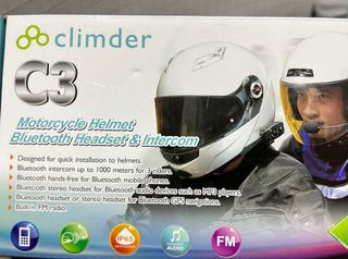 Intercomunicador Bluetooth Climder C3 para moto