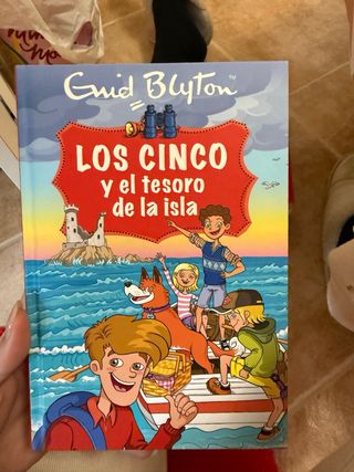 Libro de lectura los cinco y el tesoro de la isla