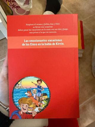 Libro de lectura los cinco y el tesoro de la isla