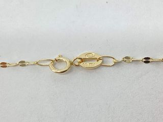 cadena oro 18k 25cm