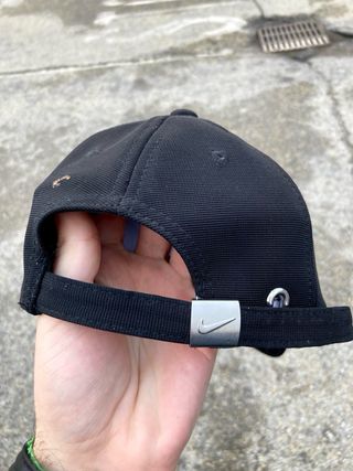 Vintage Nike cap 90s black white