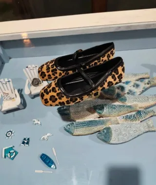 Manoletinas leopardo Talla 36