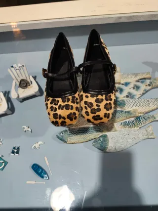 Manoletinas leopardo Talla 36