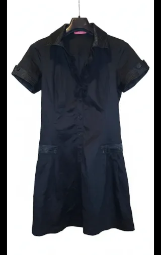 Vestido camisero negro M-L