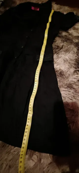 Vestido camisero negro M-L