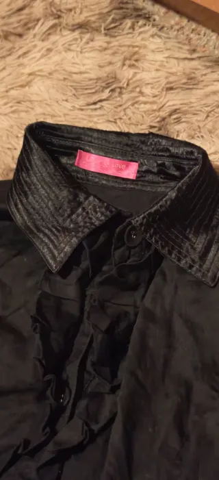 Vestido camisero negro M-L