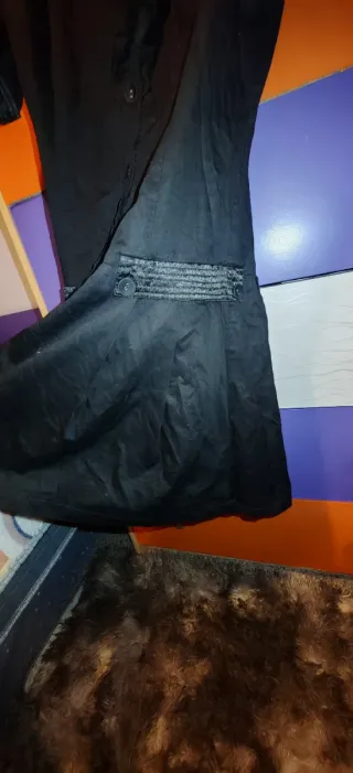 Vestido camisero negro M-L