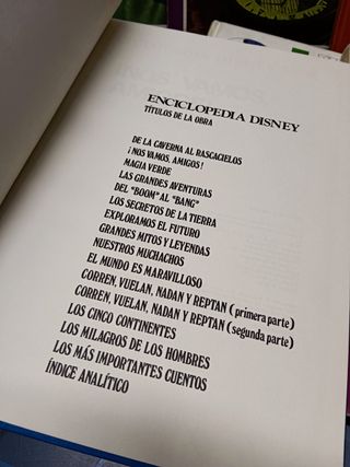 ENCICLOPEDIA DISNEY, BURU LAN, 1973. casi Completa, 10 tomos de 15