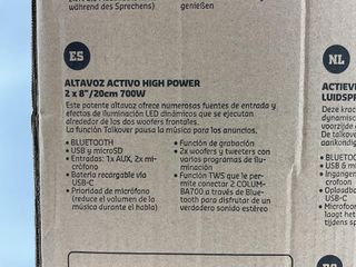 altavoz portatil bluetooth ibiza sound columba700