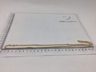cadena oro 18k 30cm