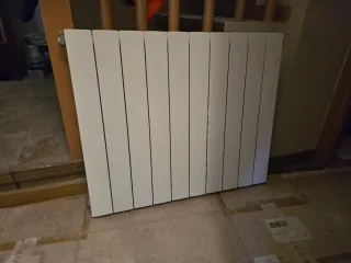 Radiador agua 10 cuerpos blanco