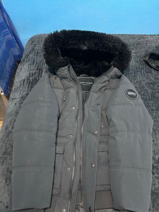 Supply & Demand Chaquetón Gris Talla M