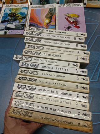 Lote libros AGATHA CHRISTIE - COLECCIÓN 29 TOMOS DE LA COLECCIÓN -libros-editorial molino -1981