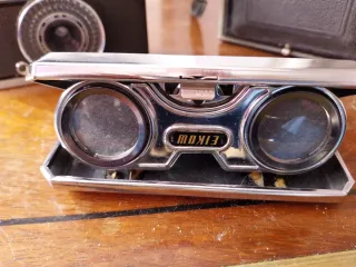 Conjunto Cámaras Olympus, de muelle y prismaticos