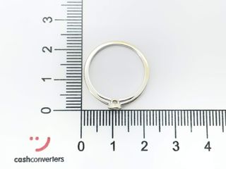 anillo oro 18k con piedra con diamante