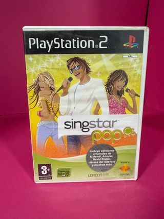 Videojuego PS2 Singstar Pop