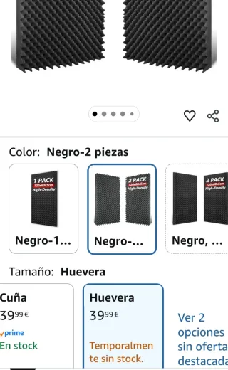 4 o 8 Paneles Acústicos - Leer descripción.