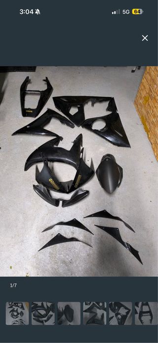 Carenado Yamaha YZF-R6 circuito