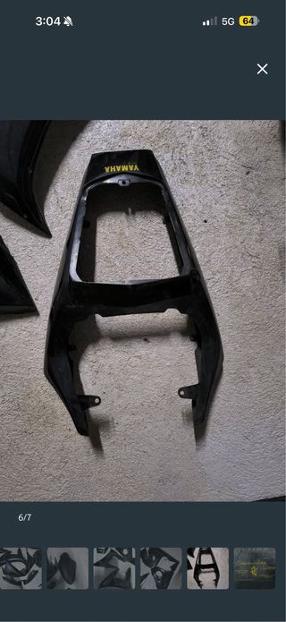 Carenado Yamaha YZF-R6 circuito