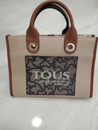 Bolso Tous Beige y Marrón