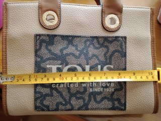 Bolso Tous Beige y Marrón