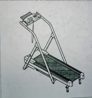 Cinta de correr plegable