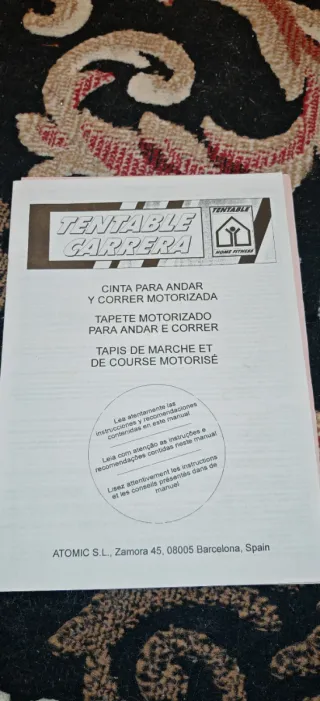 Cinta de correr plegable