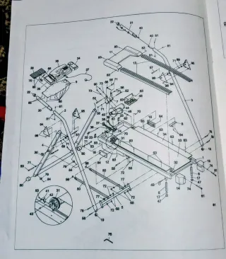 Cinta de correr plegable