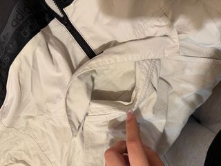 chaqueta de entrenamiento Adidas Beige y Negro