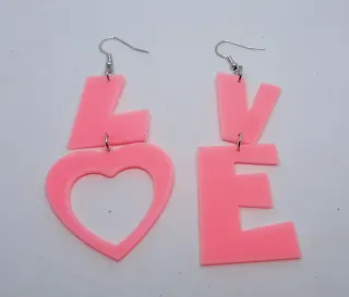 ESPECIAL SAN VALENTÍN-PENDIENTES "LO-VE"