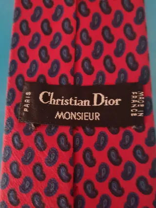 Corbata Christian Dior Monsieur Roja