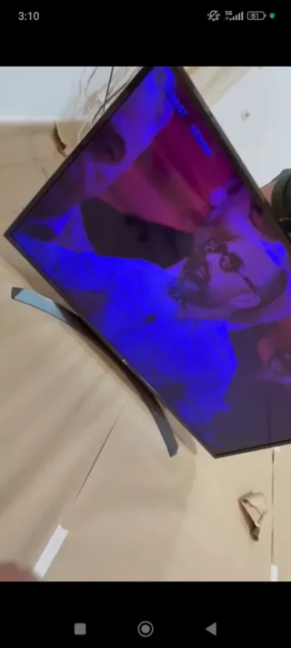 Televisión LG Negra