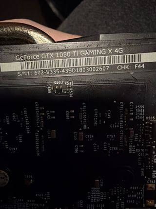 MSI Geforce GTX 1050 Ti Gaming X 4G