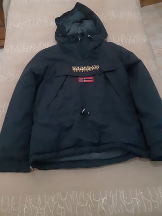Chaqueta Napapijri Azul con Capucha