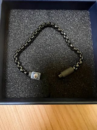 Bracciale Maserati Uomo Acciaio Dorato Argentato